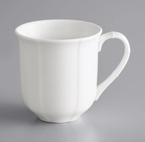 12oz Pearl White Mug