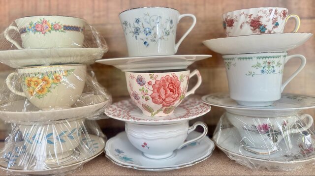 Coffee Mug and Saucer mix match China