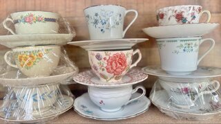 Coffee Mug & Saucer / mix match China