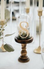 Glass Cloch Table Numbers