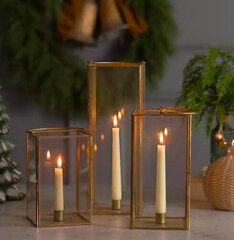 Gold Iron Lantern (set of 3)