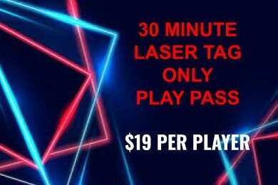 30 MIN. LASER TAG ONLY PASS