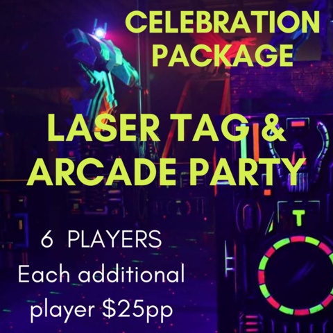Celebration Laser Tag & Arcade Package
