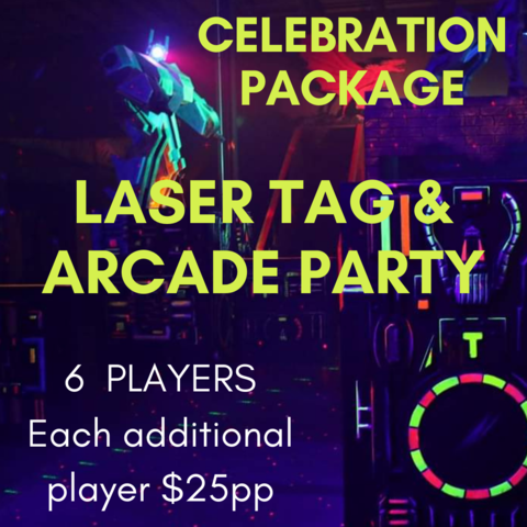 Celebration Laser Tag and Arcade Package