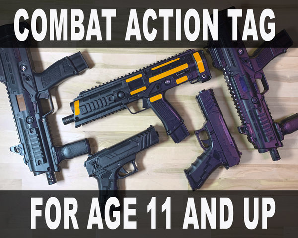 Combat Action Tag & Arcade - 6 guests ++