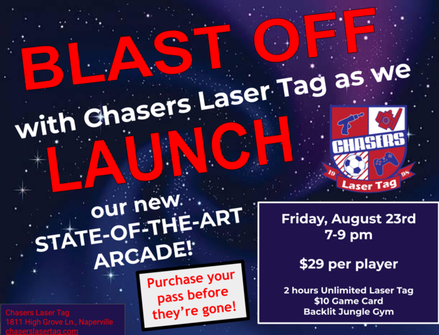 Additional Pass New Arcade Launch Party