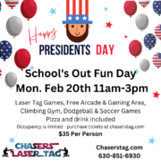 SCHOOL'S OUT FUNDAY - FEB 20th 11am - 3pm