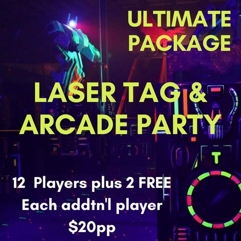 Ultimate Laser Tag & Arcade Party  