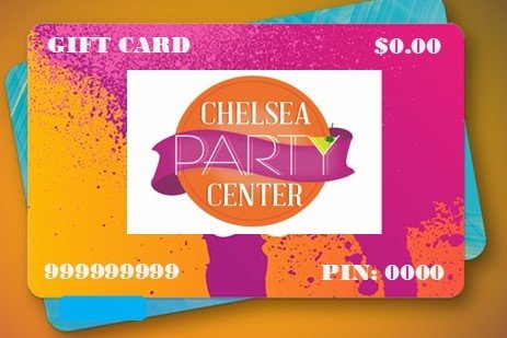 Chelsea Party Center $50.00 Gift Card