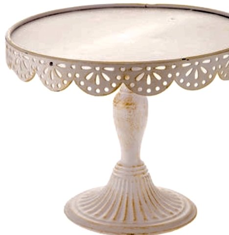 Cake Stand: Tall Ivory 12