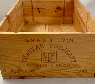 Chateau Poujeaux Wine Box, Wood 13