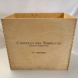 Castello Del Terriccio Wine Box, Wood 19.5