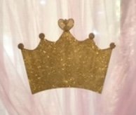 Sign: Crown Icon, Gold