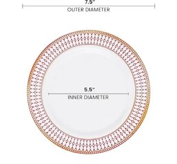 Appetizer Plate, Plastic 