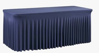 Banquet Table Spandex 90x156 Navy