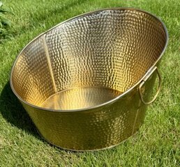 Tub, Gold Hammered Large