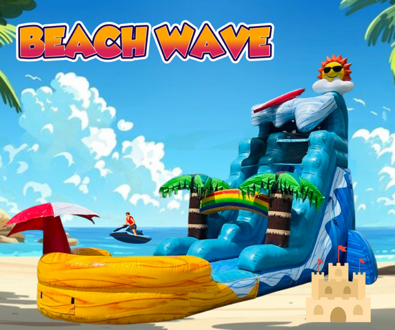 19 FT BEACH WAVE WATERSLIDE RENTAL