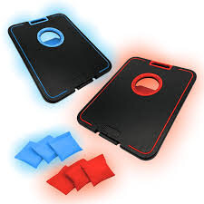 LED LIGHT CORNHOLE GAME RENTAL