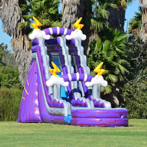 21 FT PURPLE LIGHTNING WATERSLIDE RENTAL