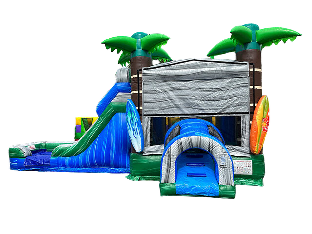 SURFER BOUNCE HOUSEAND SLIDE COMBO RENTAL