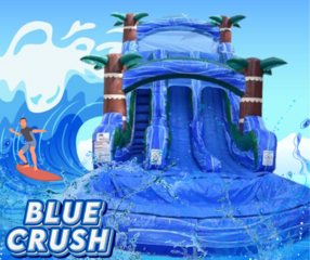 20 FT BLUE CRUSH DOUBLE LANE WITH POOL
