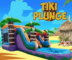 TIKI PLUNGE BOUNCE AND SLIDE