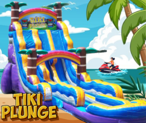 22 FT TIKI PLUNGE EXTENDED SLIDE