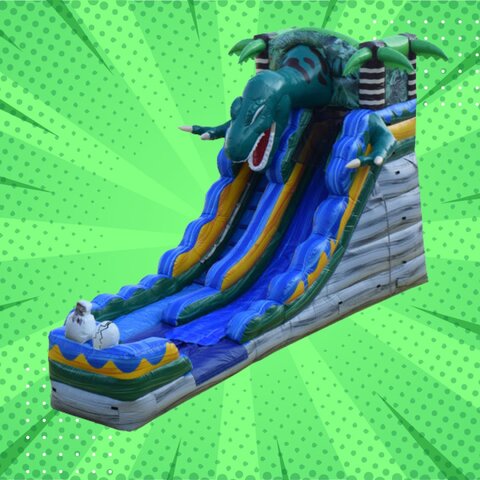 16Ft Jurassic Water Slide