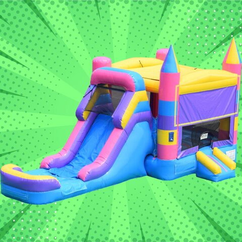 Pink And Purple Combo Water Slide