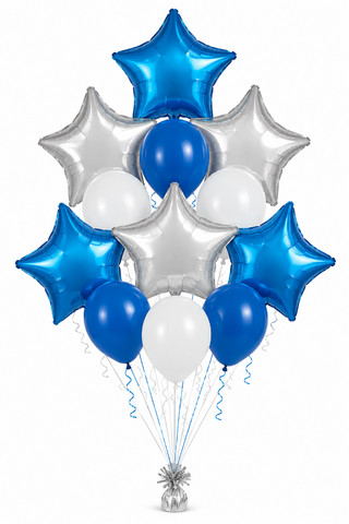 Blue and White Stars Bouquet