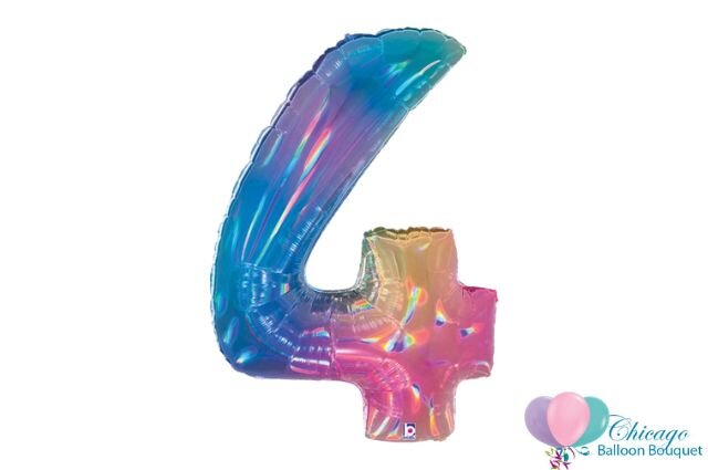 Four Number Balloon