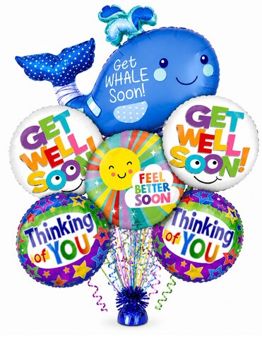 Get Whale Soon Balloon Bouquet 