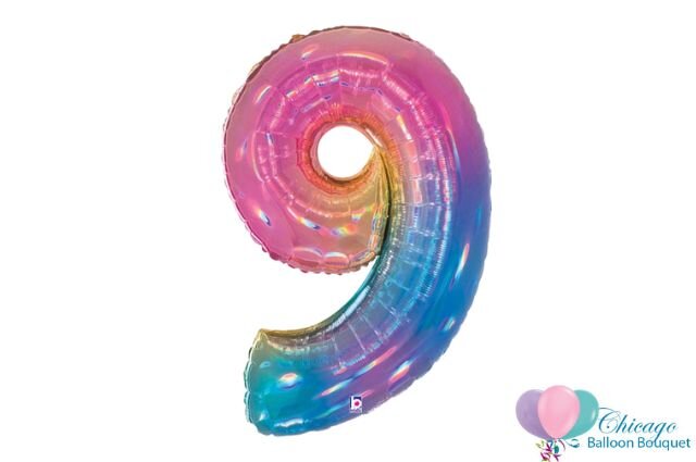 Nine Number Balloon