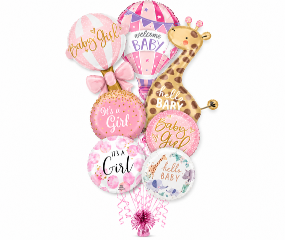 Precious Baby Girl Balloon Bouquet 