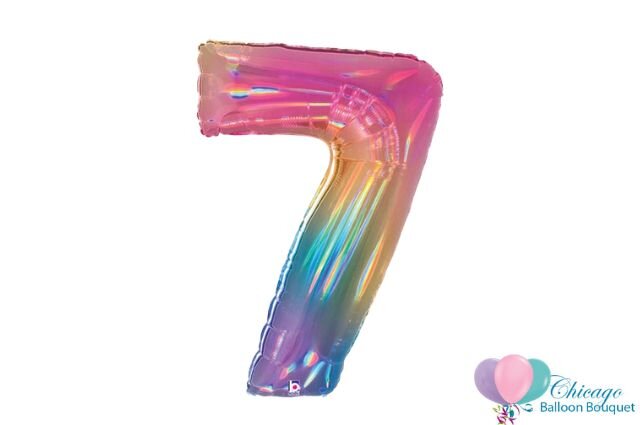 Seven Number Balloon