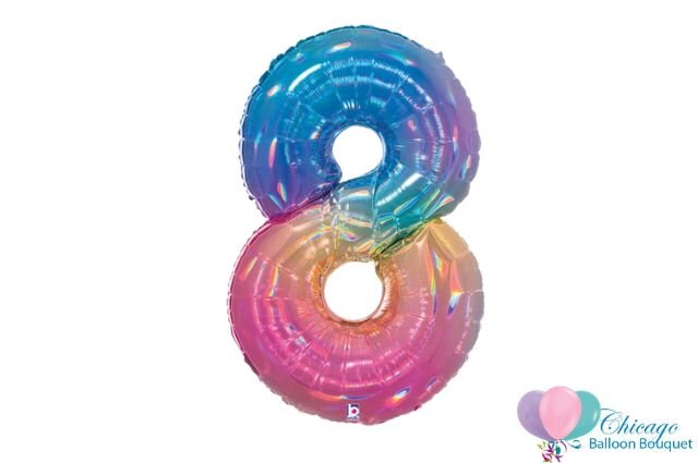 Eight Number Balloon