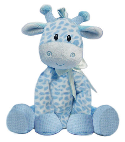 Blue Baby Giraffe Plush Stuffed Animal