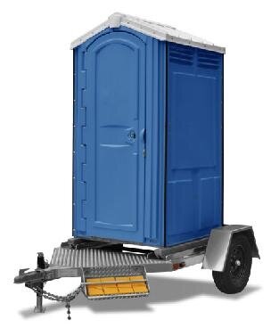 Portable Toilet on Wheels