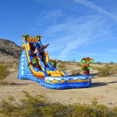 Oasis Water Slide 25Ft with pool
