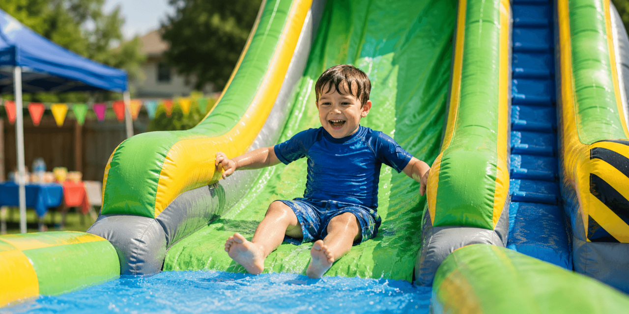 Water slide rentals for parties