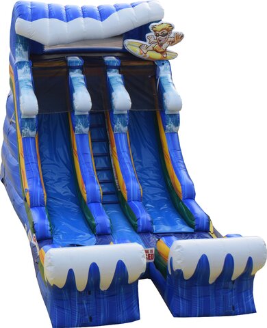 Surf Up16 Ft. Double Lane Water Slide