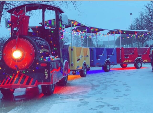 Polar Express Electric Trackless Train