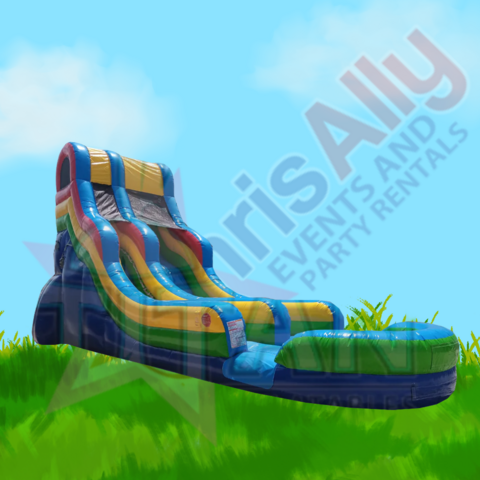 22' Mega Single Lane Slide Dry