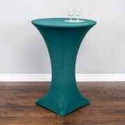 30 IN.ROUND COCKTAIL TABLECLOTH GREEN