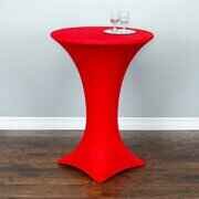 30 IN. ROUND COCKTAIL TABLE RED