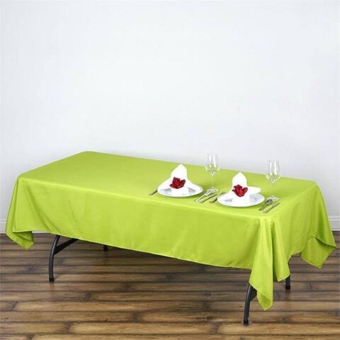 60x102 Rectangular Tablecloth Light Green