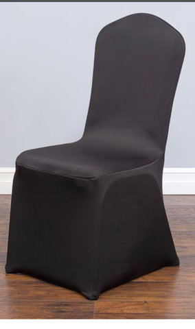 Stretch Banquet Chair Cover Black