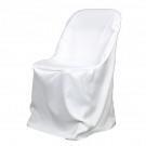 Polyester folding Chair Covers White