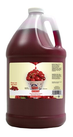 Cherry Raspberry Snow Cone Syrup (1 Gallon)
