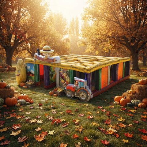 Fall Inflatable Maze